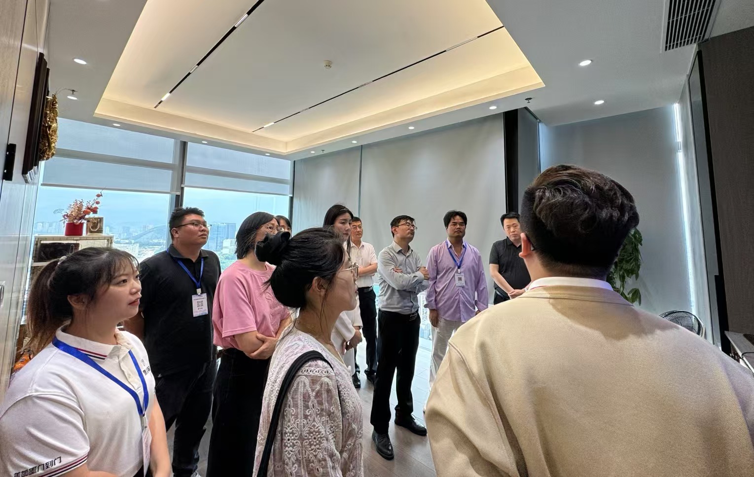 山東淄博市政府領(lǐng)導(dǎo)參訪壹合國際！
